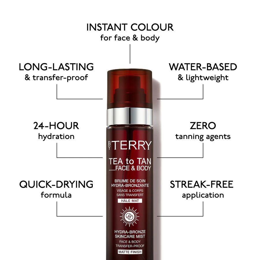 Tea to tan face & body