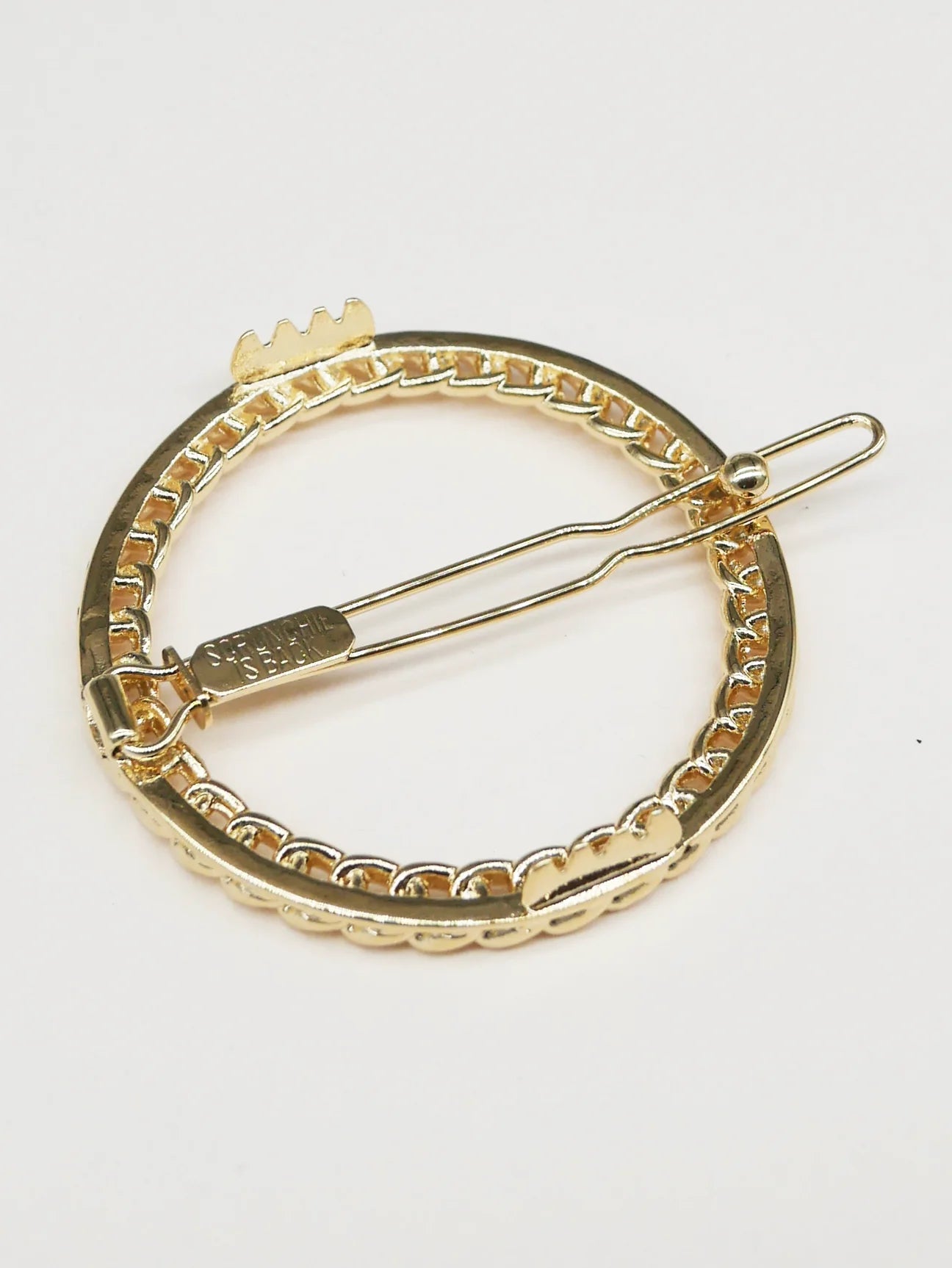 Round chain hair slide - Claudia