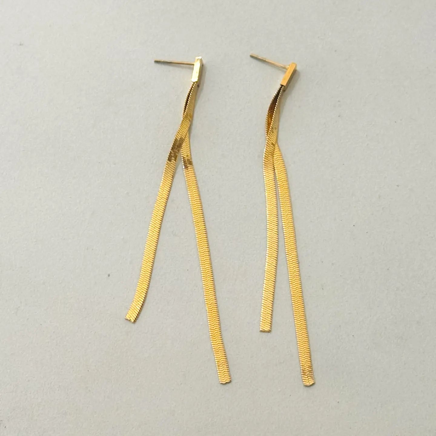 Orecchini pendenti catena vintage