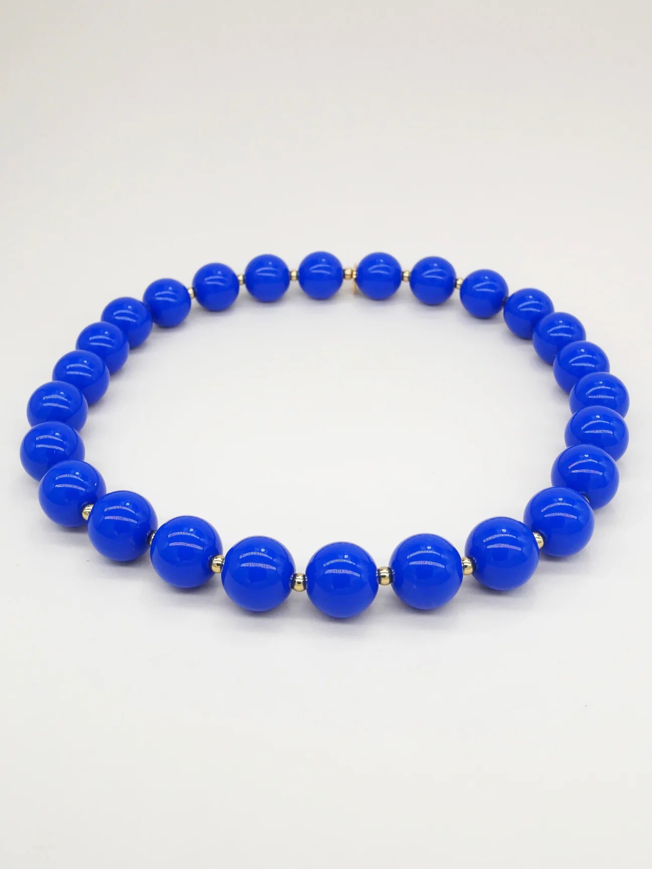 Bichou gold and colored round beads