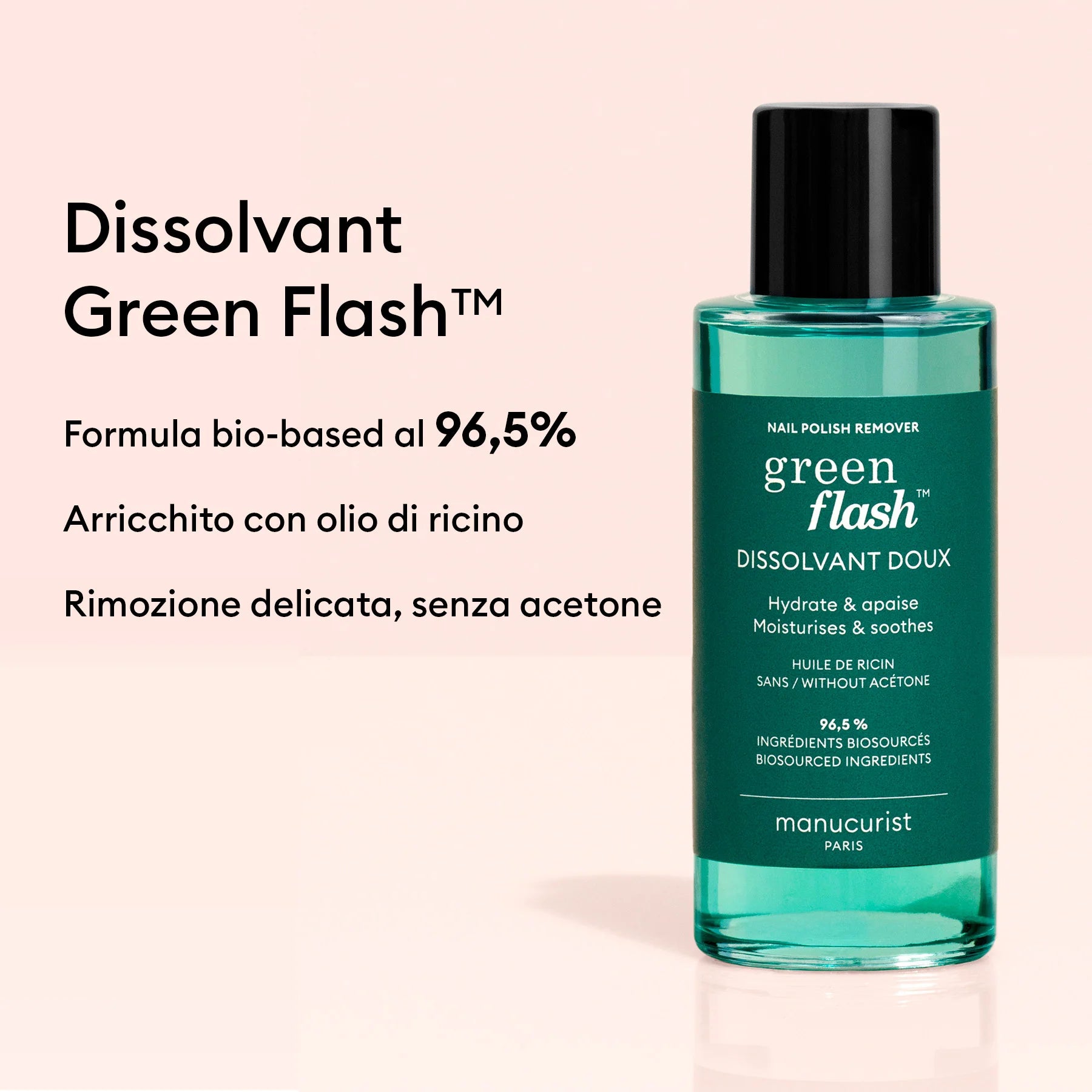 Solvente delicato Green flash