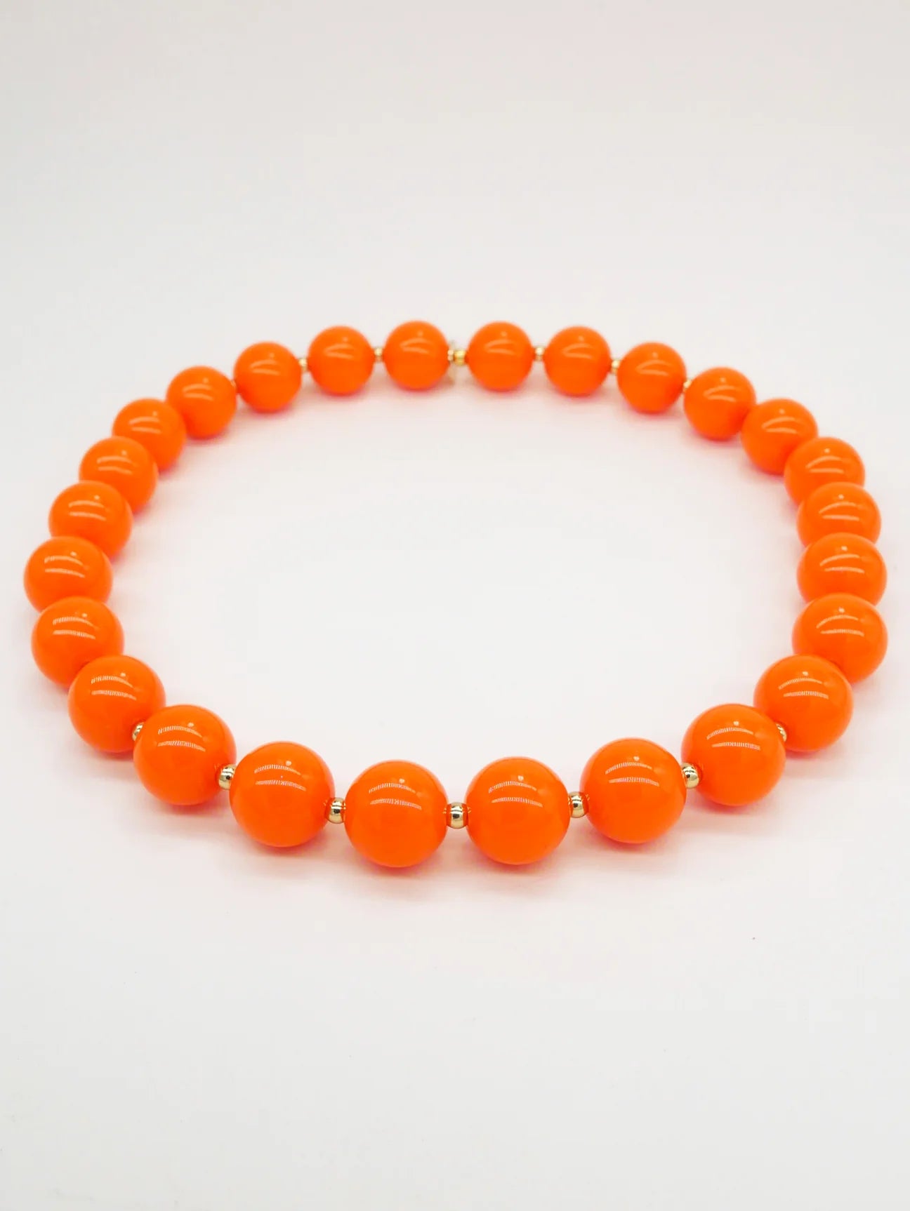 Bichou gold and colored round beads