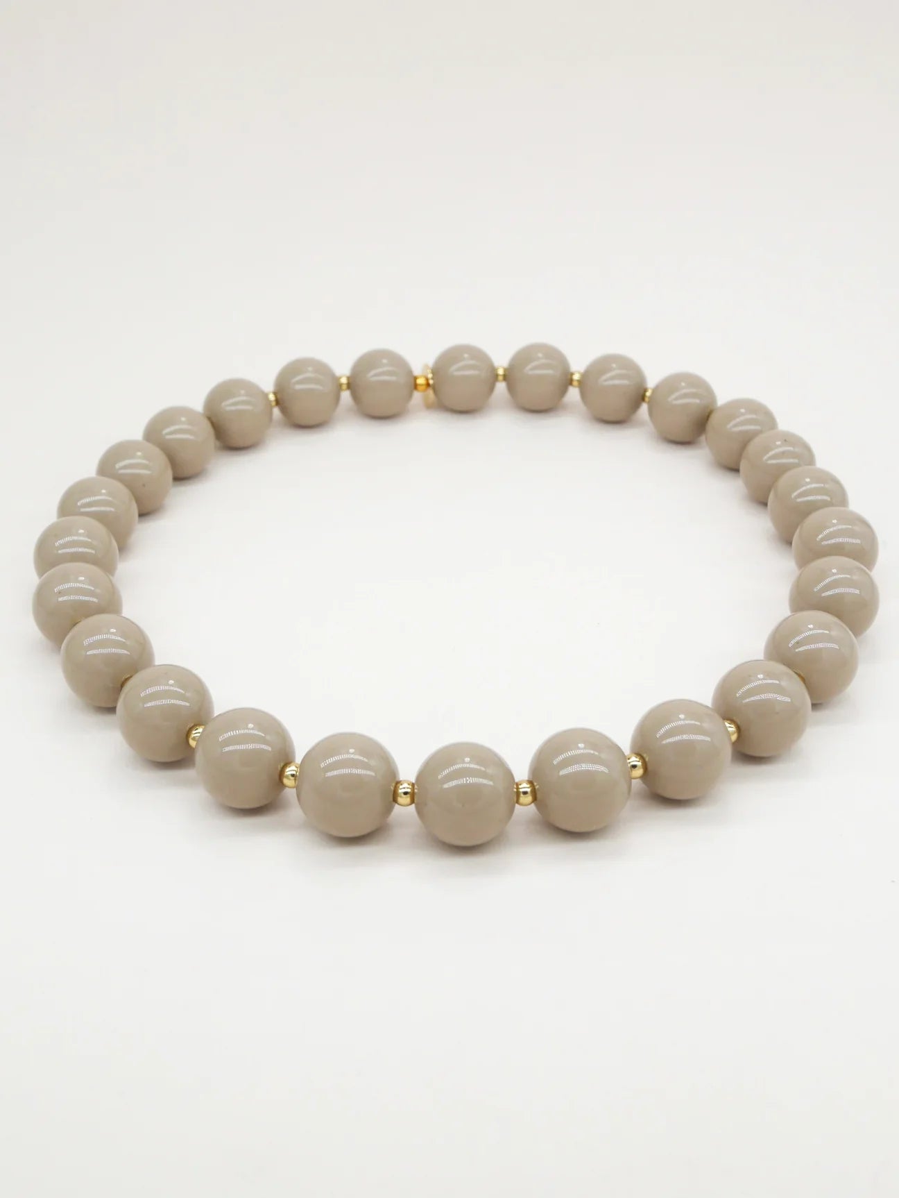 Bichou gold and colored round beads