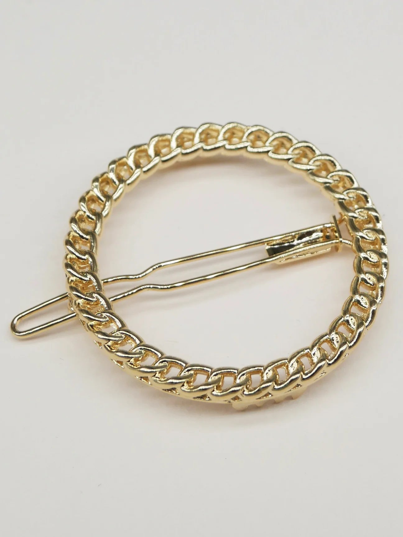 Round chain hair slide - Claudia