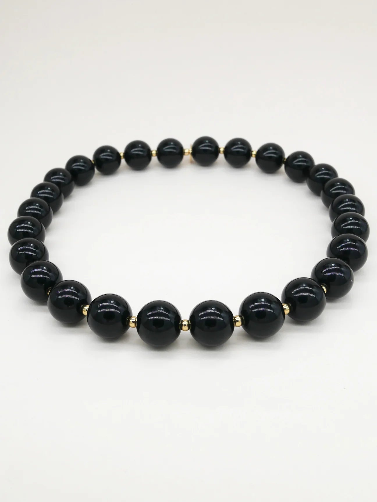 Bichou gold and colored round beads