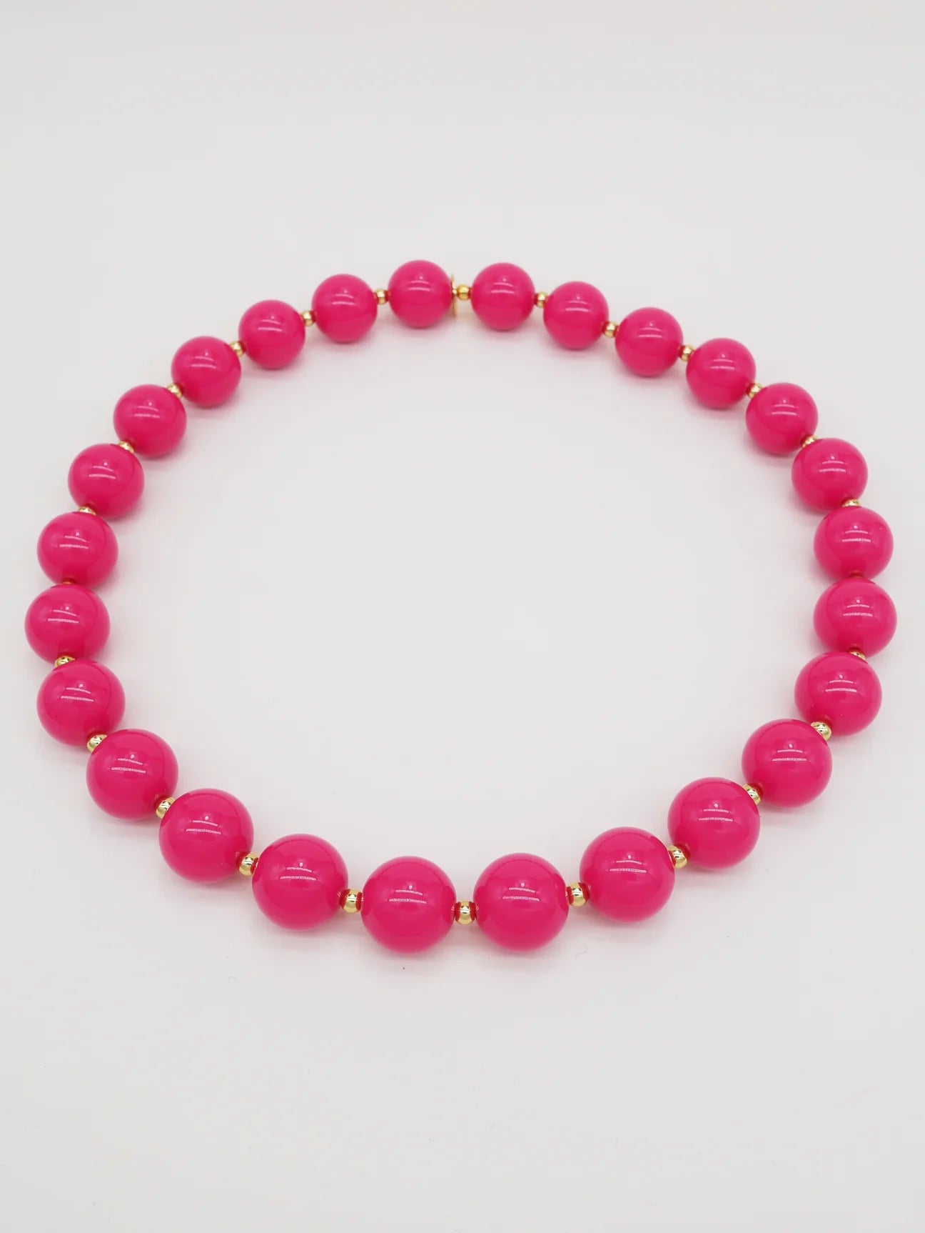 Bichou gold and colored round beads
