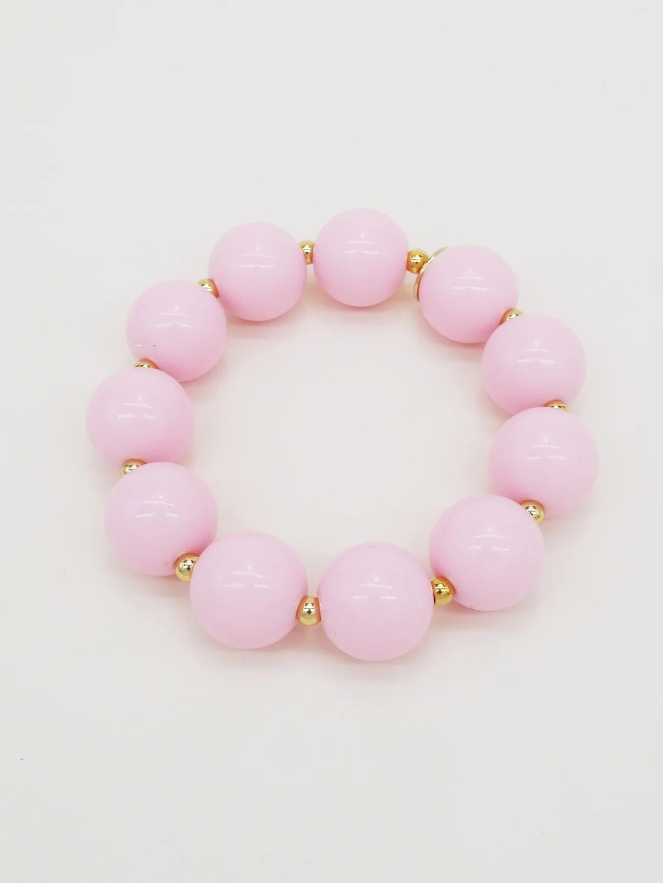 Bichou gold and colored round beads