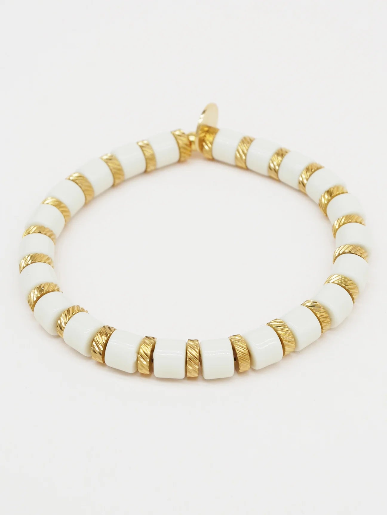 Bichou striped in color and gold