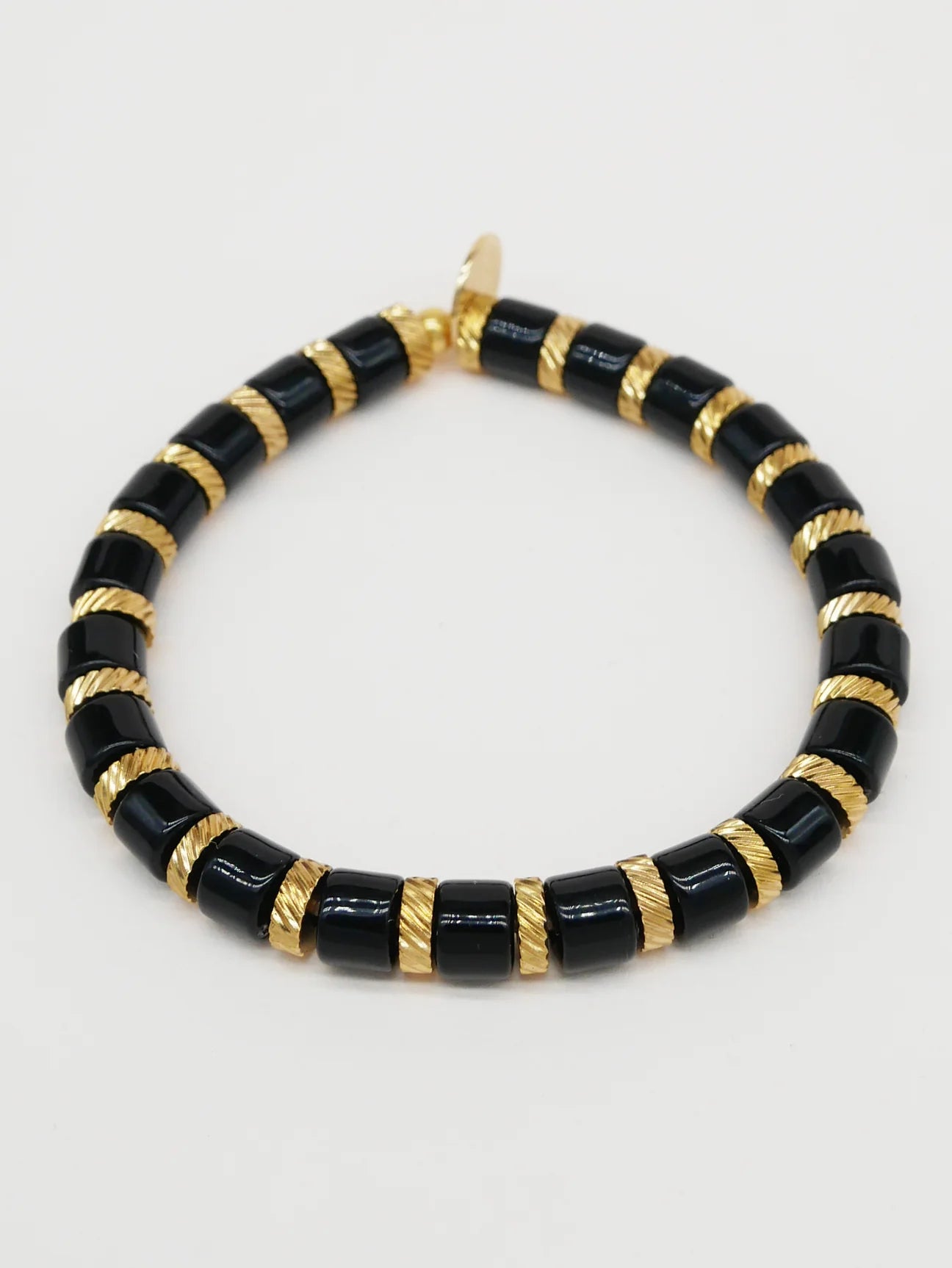 Bichou striped in color and gold