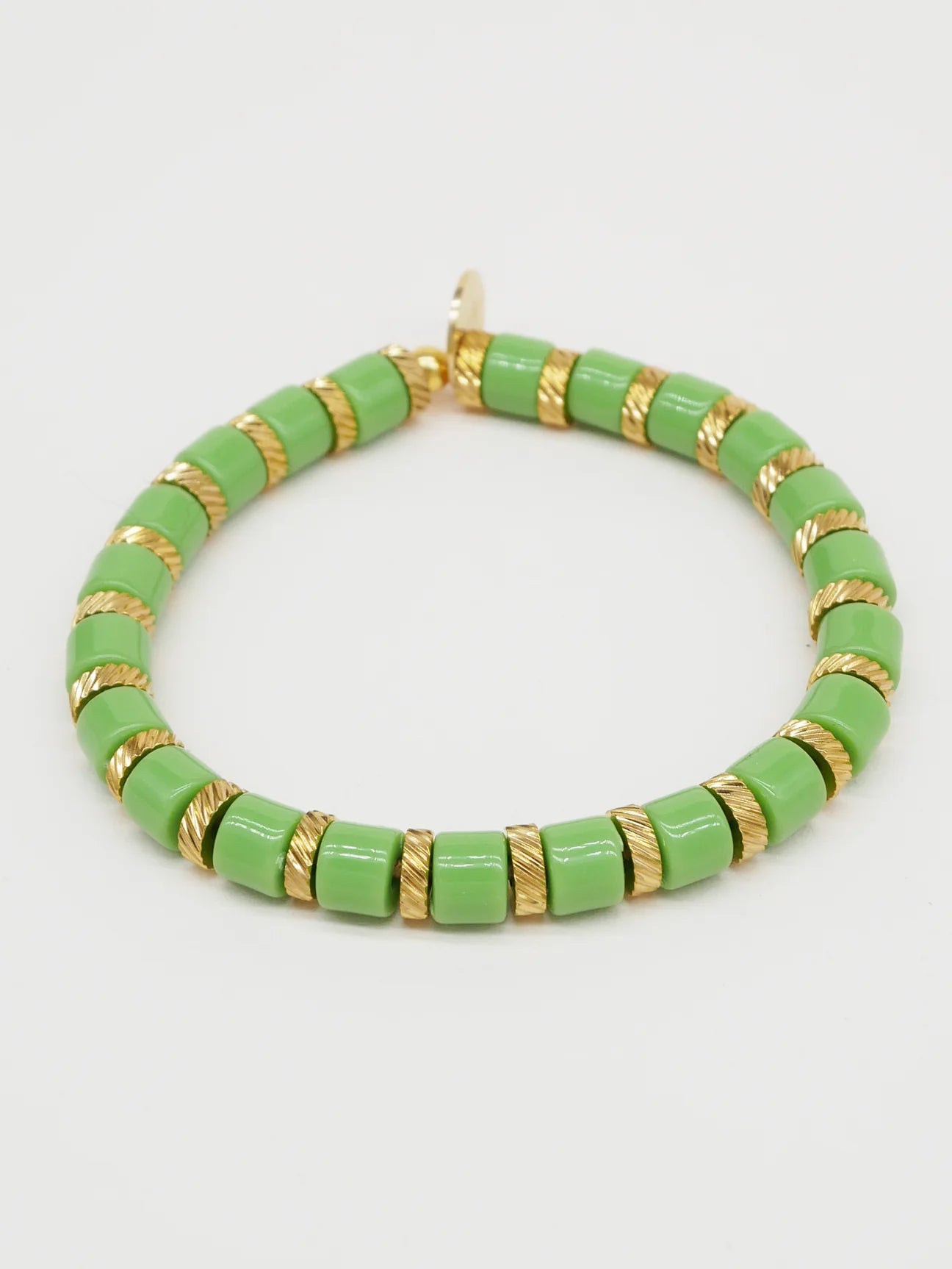 Bichou striped in color and gold